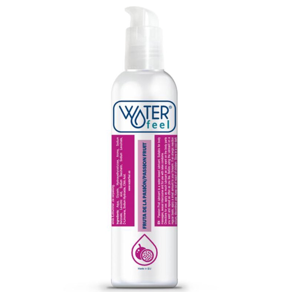 Waterfeel - glijmiddel - 150 ml - passievrucht- 100% waterbasis.
