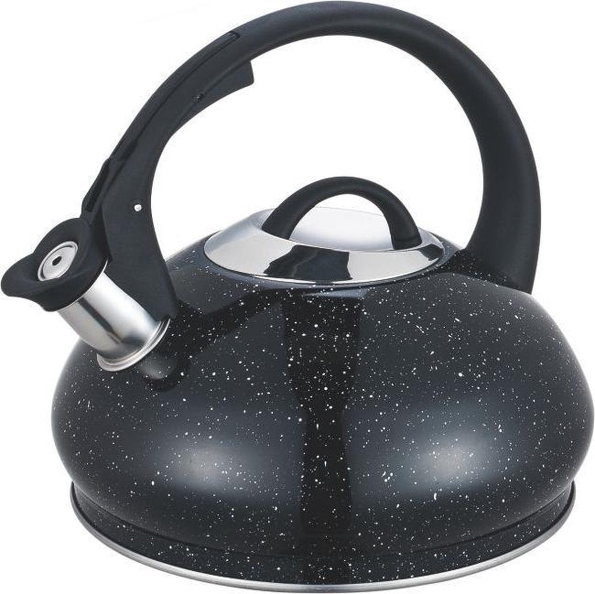 Edënbërg Black Line - RVS Fluitketel - 3 Liter
