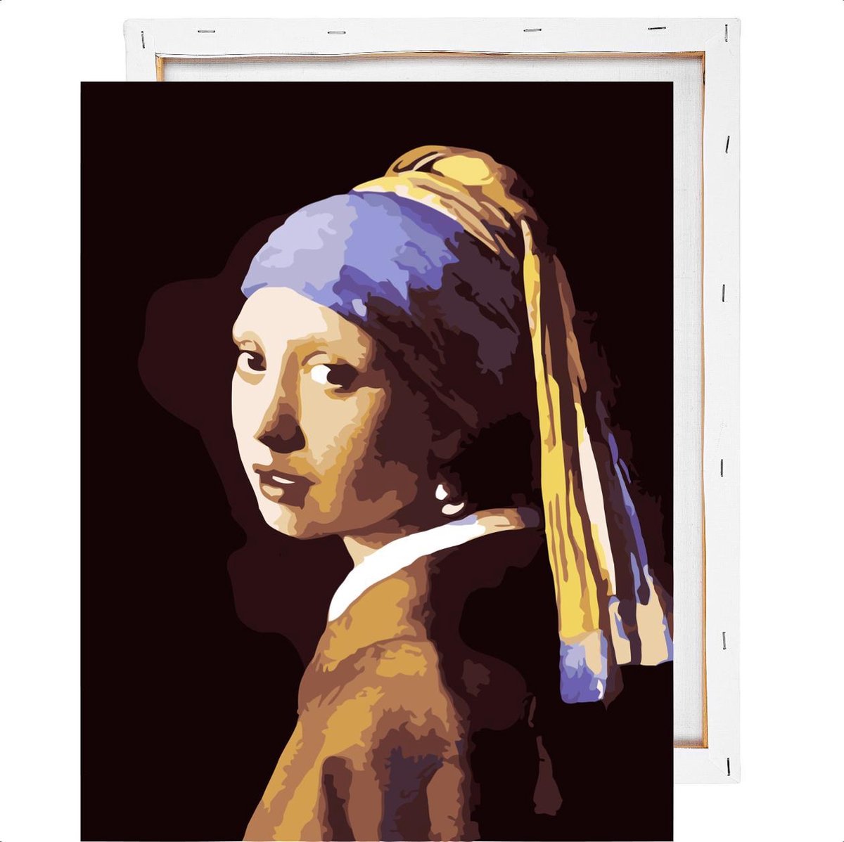 Schilderen Op Nummer Volwassenen - Meisje met de Parel - Met Frame - 40x50cm
