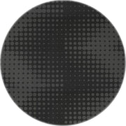 MixMamas Rond Tafelkleed Gecoat - Ø 180 cm - Hippe Stippen - Zwart