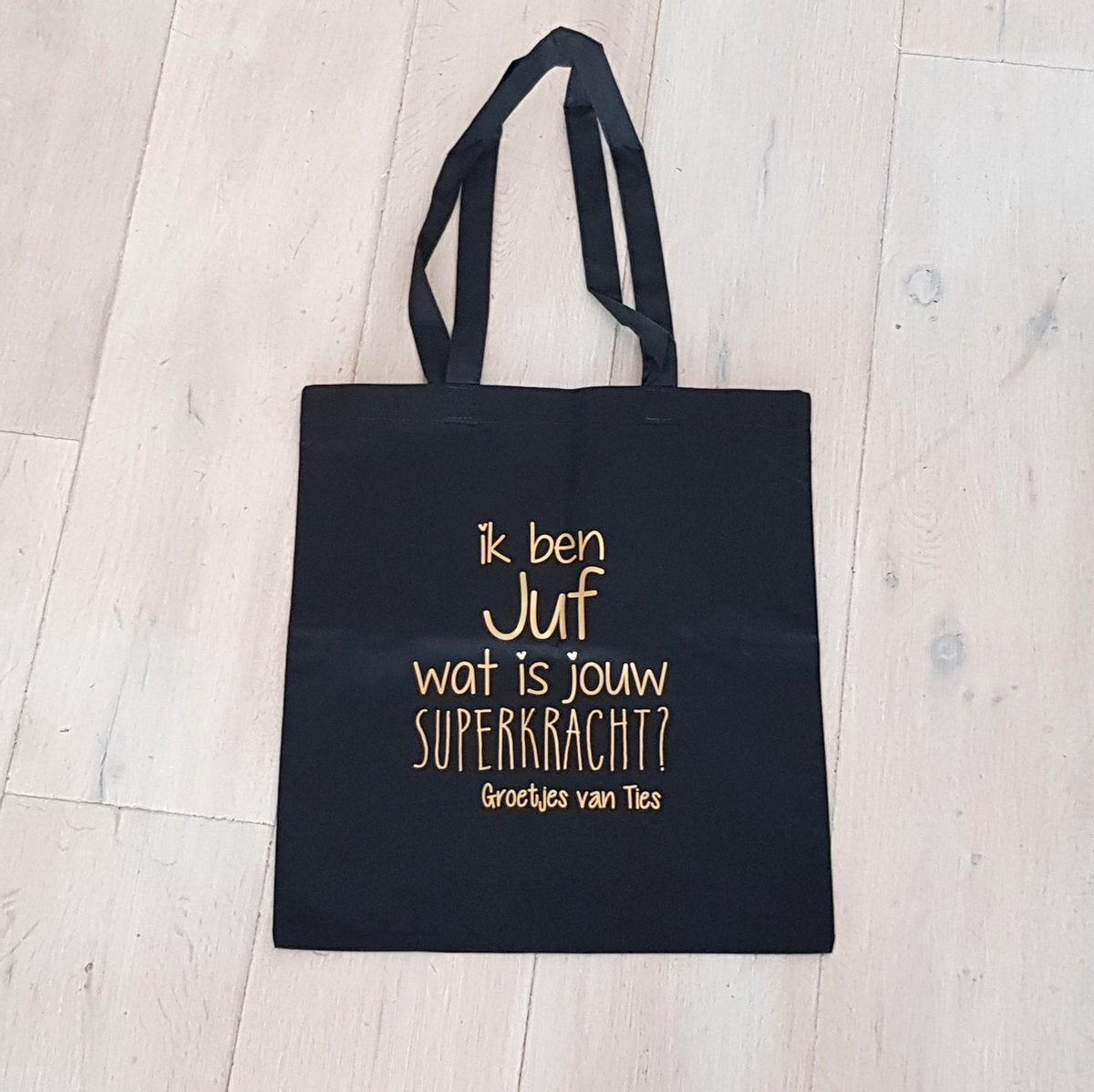 tas juf cadeau bedankt verjaardag  Kan met extra persoonlijke tekst voor juf meester stage afscheid cadeau collega bedanken anders tekstbord man vrouw dames heren  Juffendag cadeau  Einde schooljaar   juf