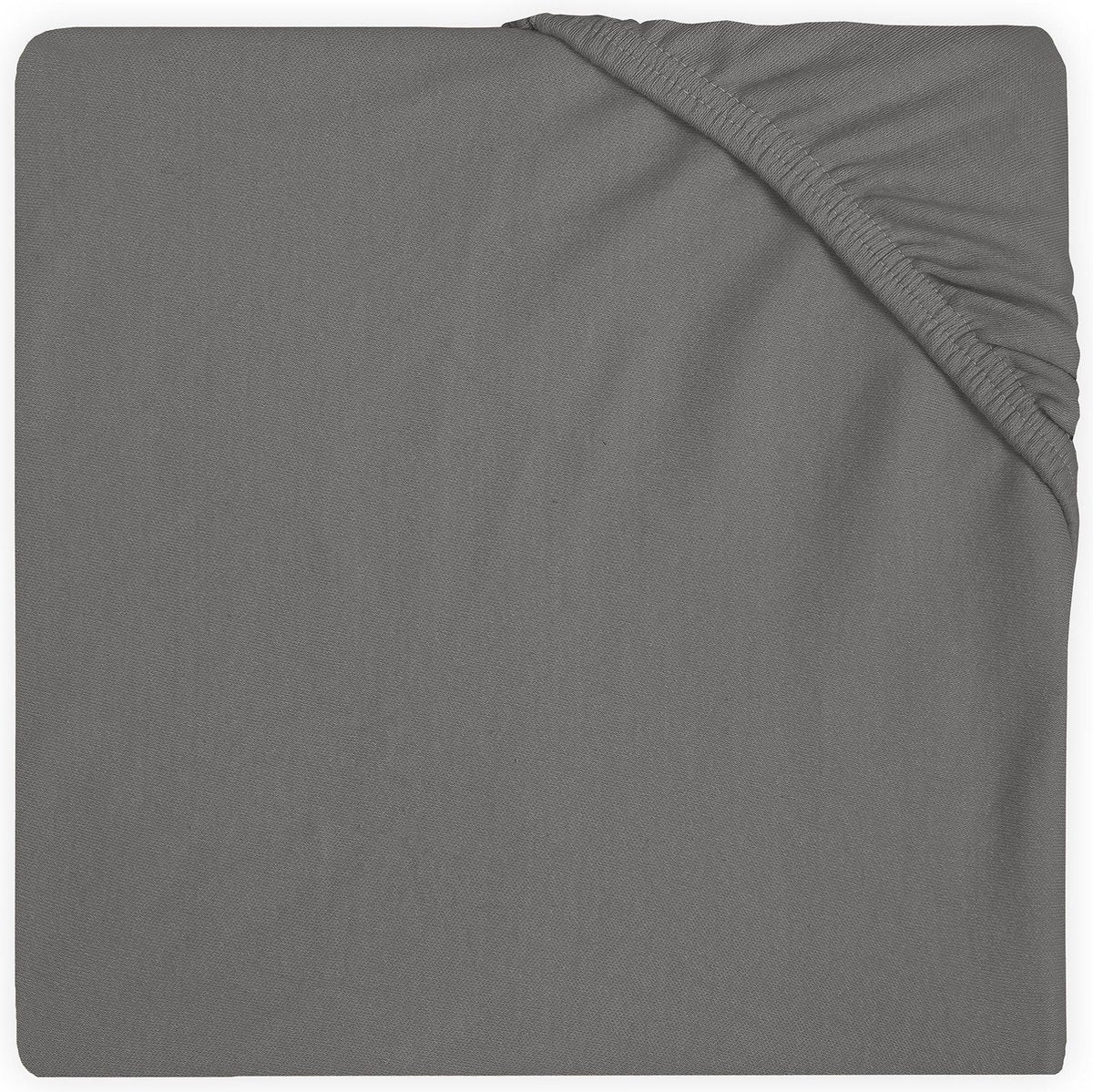 Jollein Hoeslaken Boxmatras Jersey 75x95cm - Storm Grey