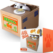 MikaMax Kitty Spaarpot - Stelende Kittenbank - Stimulans om te sparen - Elektrische spaarpot voor dierenvrienden