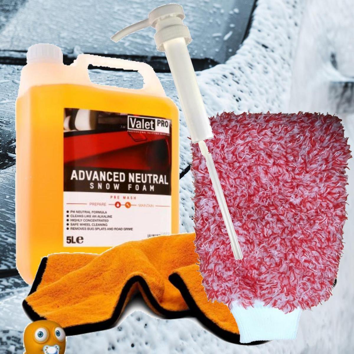 5 Ltr Snow-Foam Voordeel Pakket ValetPro twv € 77