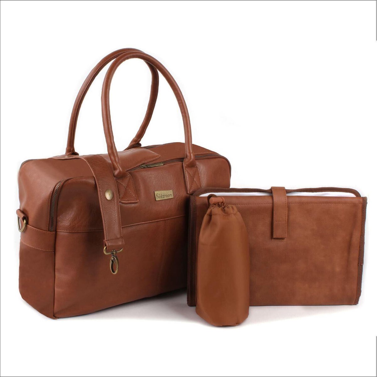 Kidzroom Care Luiertas - Cognac