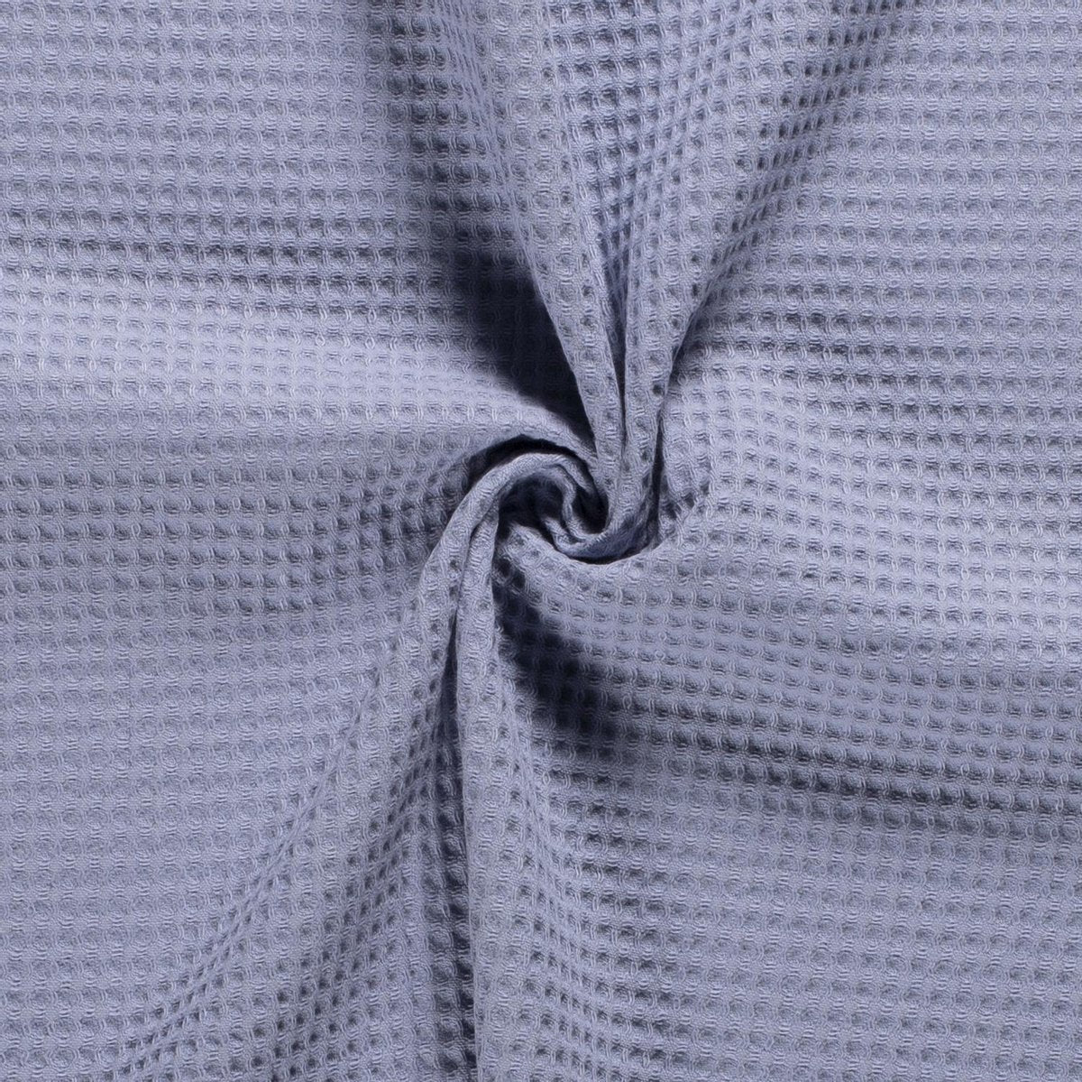 Glim®Wafel stof - Wafelkatoen - Badstof - 100% katoen - Wafeldoek - 100x147cm - Stof per meter - Baby blauw