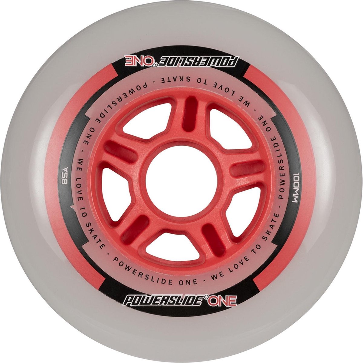 Powerslide Skateonderdeel - rood - zwart - wit