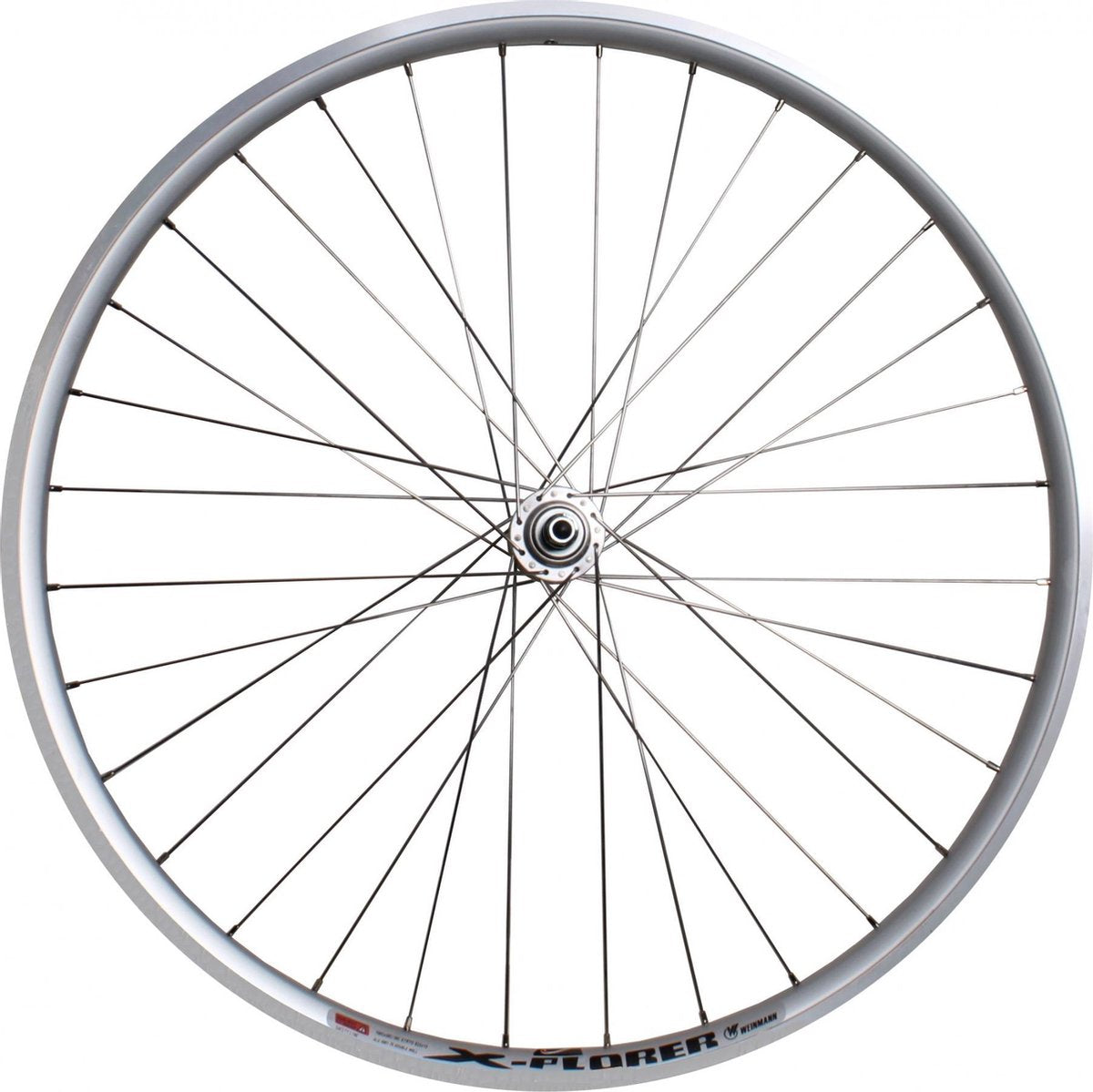 Weinmann Achterwiel 28 Inch X-plorer Uitval Velgrem 32s Zilver