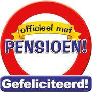 Deurbord Officeel met Pensioen 50cm