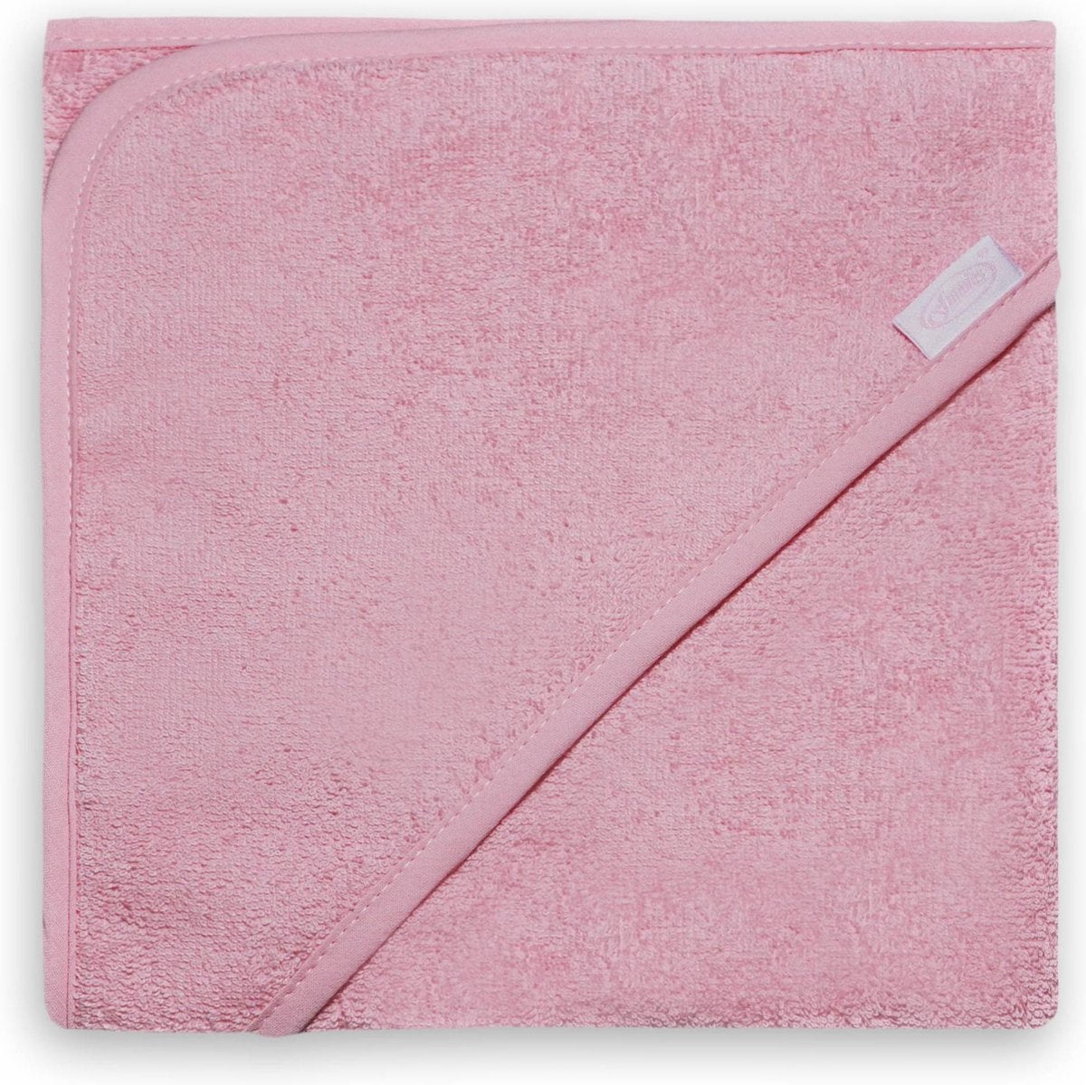 Funnies Badcape Junior 80 Cm Katoen Roze