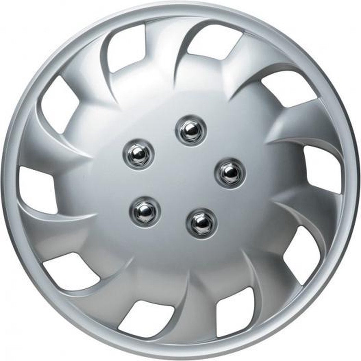 Car Plus Wieldoppen Van Edition 16 Inch Abs Zilver Set Van 4