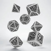Polydice Set Q-Workshop Dwarven White Black