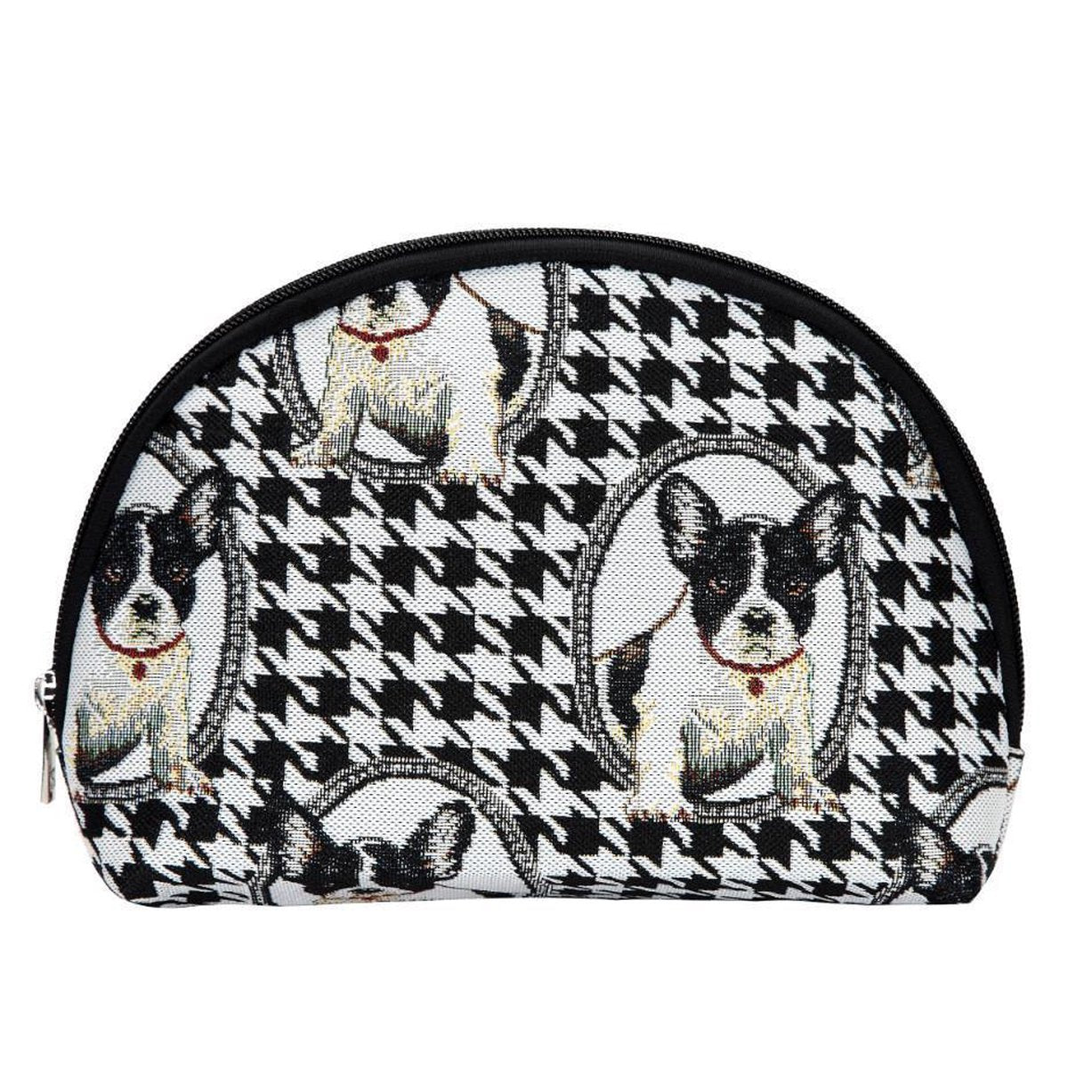 Make-up tas - French Bulldog - groot - Gobelin