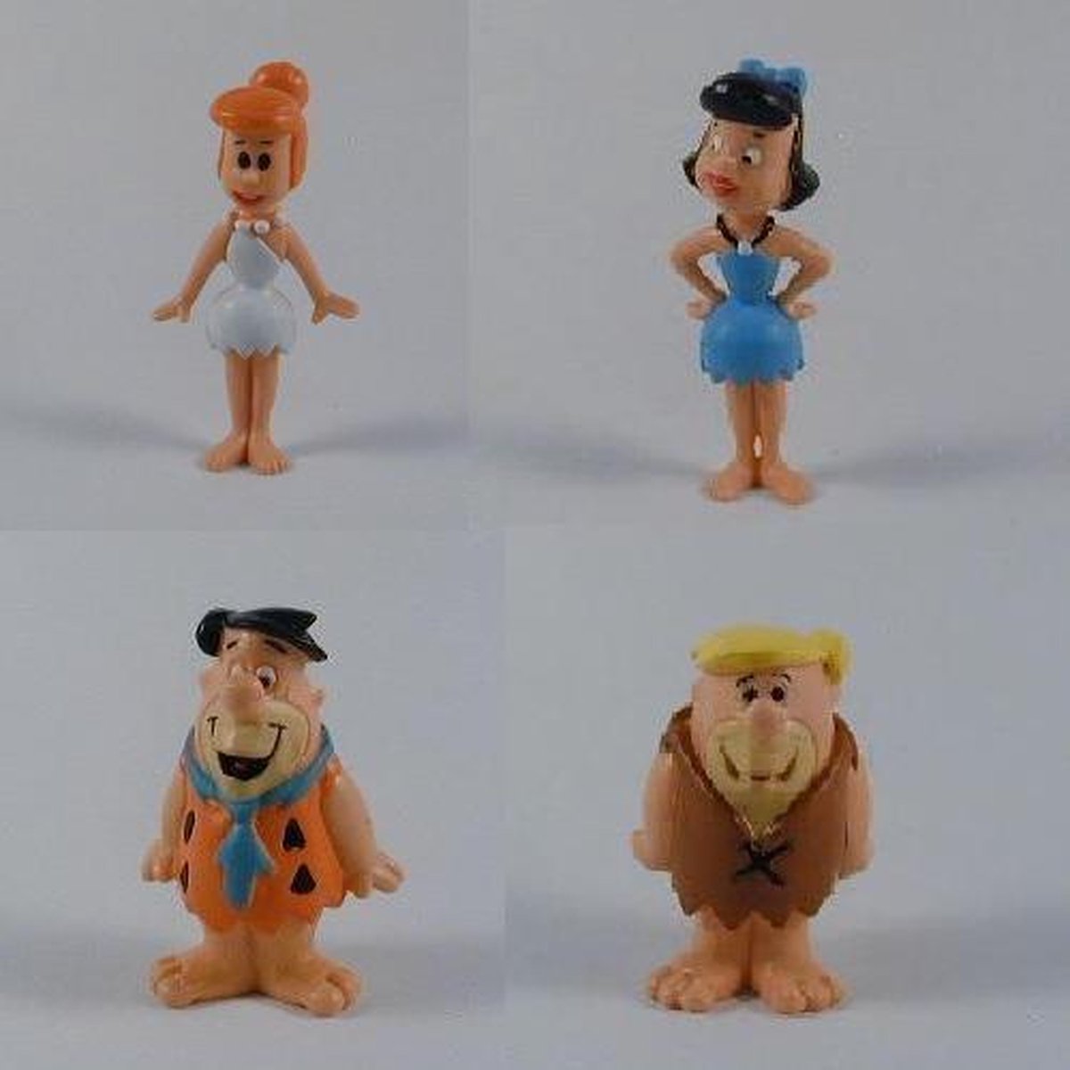 The flinstones speelset: 4 figuurtjes a 6 cm
