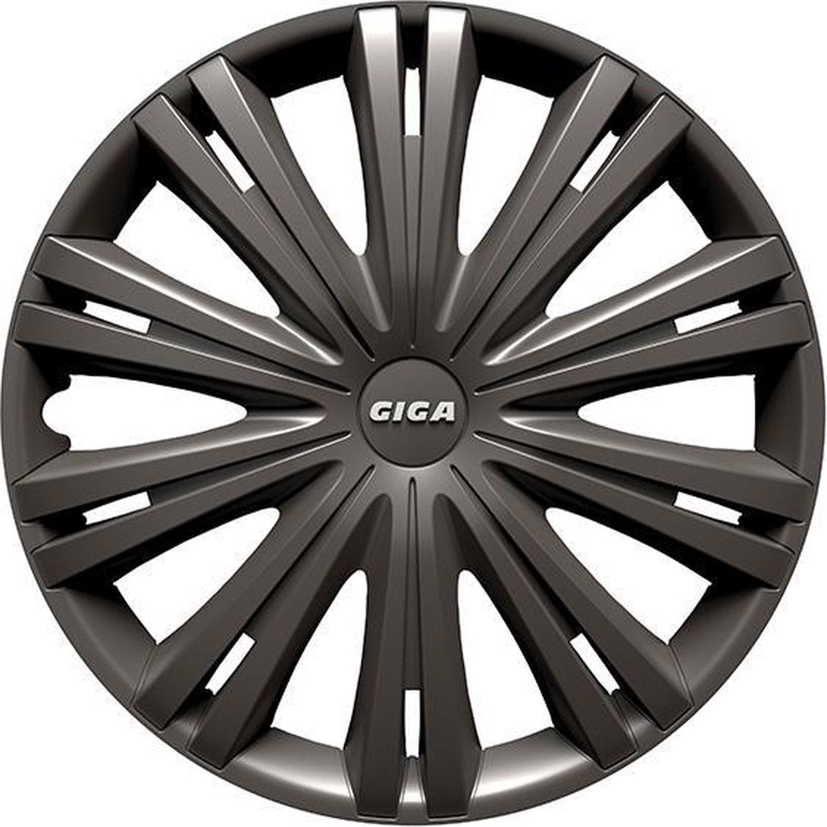 Autostyle Wieldoppen 15 inch Giga Antraciet - ABS