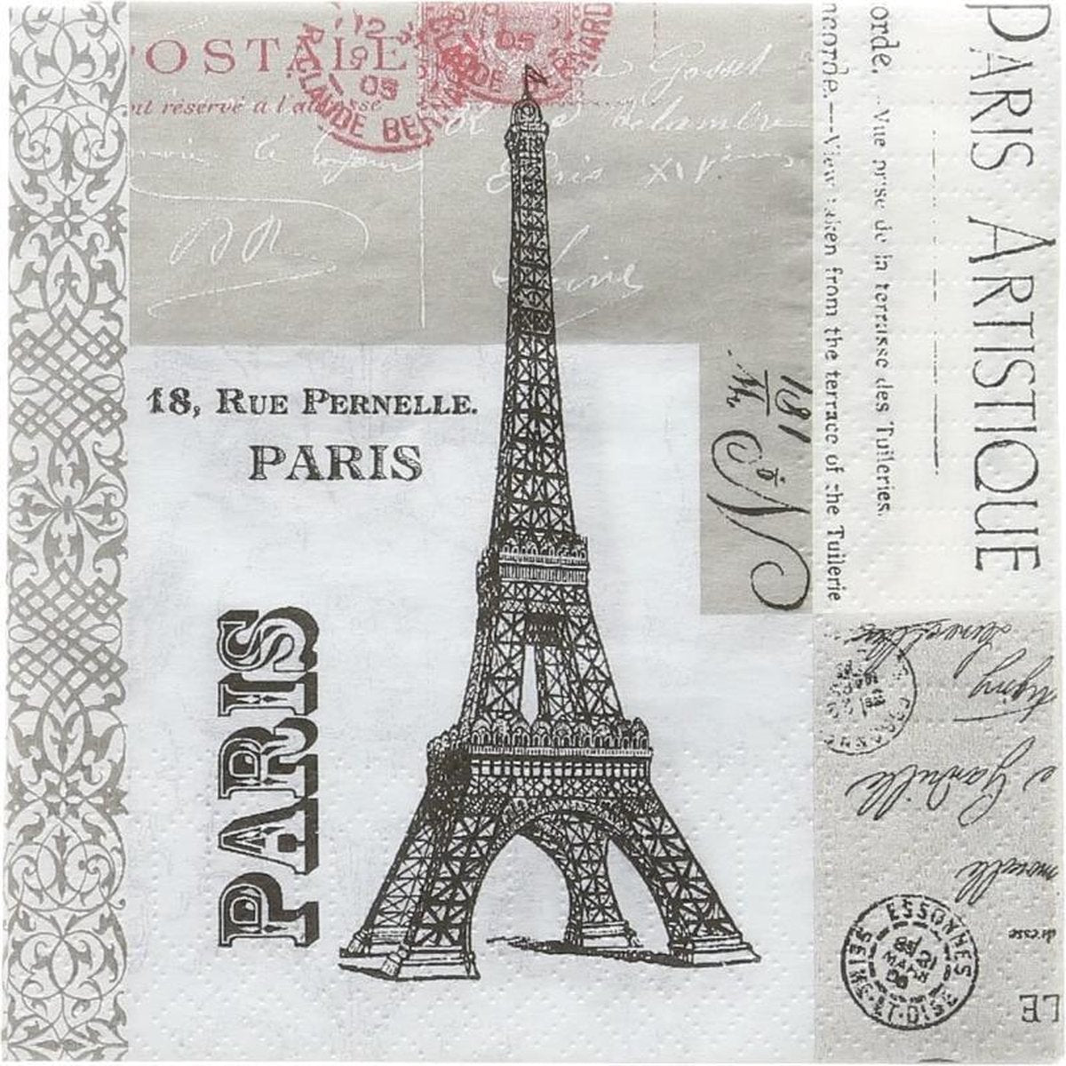 PPD Servetten - Paris - 33 x 33