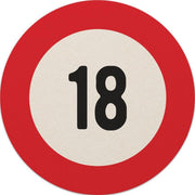 Bierviltjes 18 jaar | Bierviltjes 20 stuks | Bierviltjes verjaardag| Bierviltjes gefeliciteerd