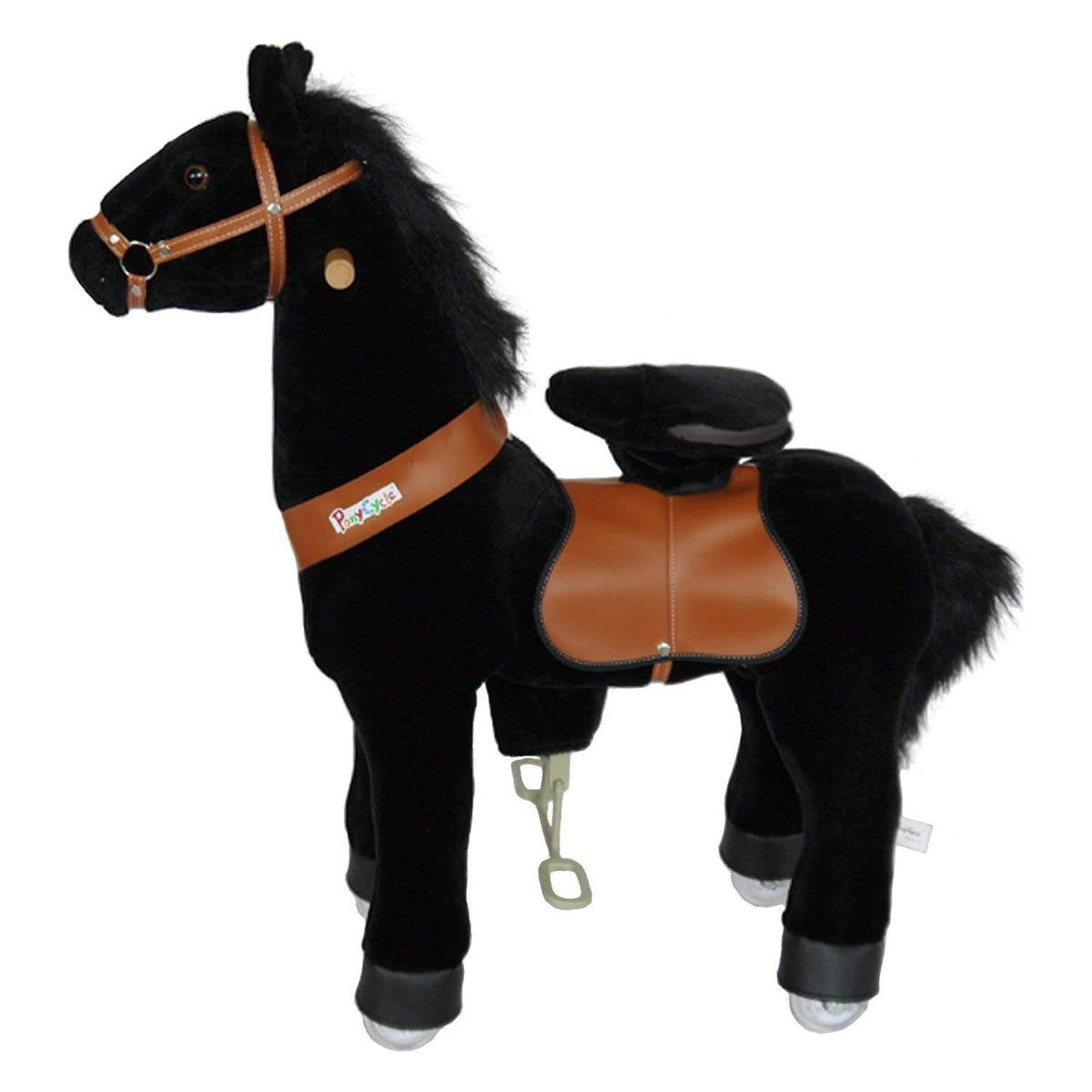 PonyCycle Zwart met zwarte manen