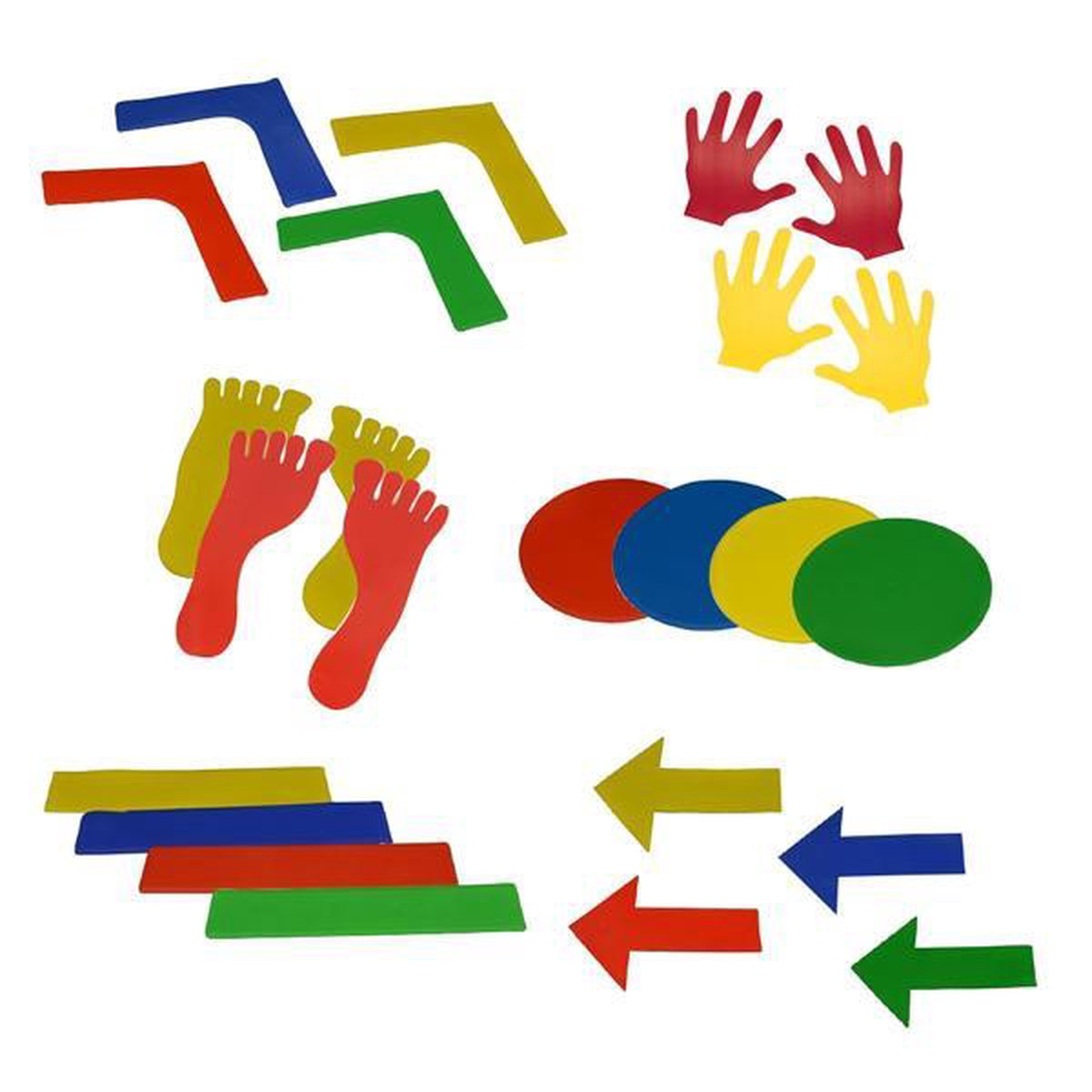 Grondmarkeringsset | 20-delig  | Basis set | Markeringset | Vloermarkers | Zaalmarkering