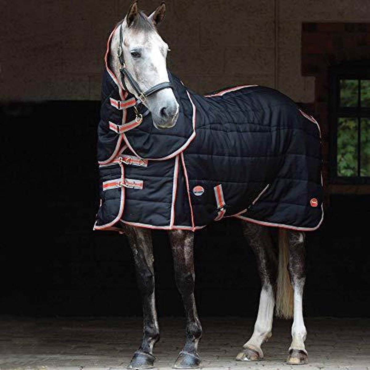 RelaxPets - Weatherbeeta - Staldeken - ComFiTec - Therapiedeken - Inclusief Afneembare Hals - 220 Gram - 195 cm