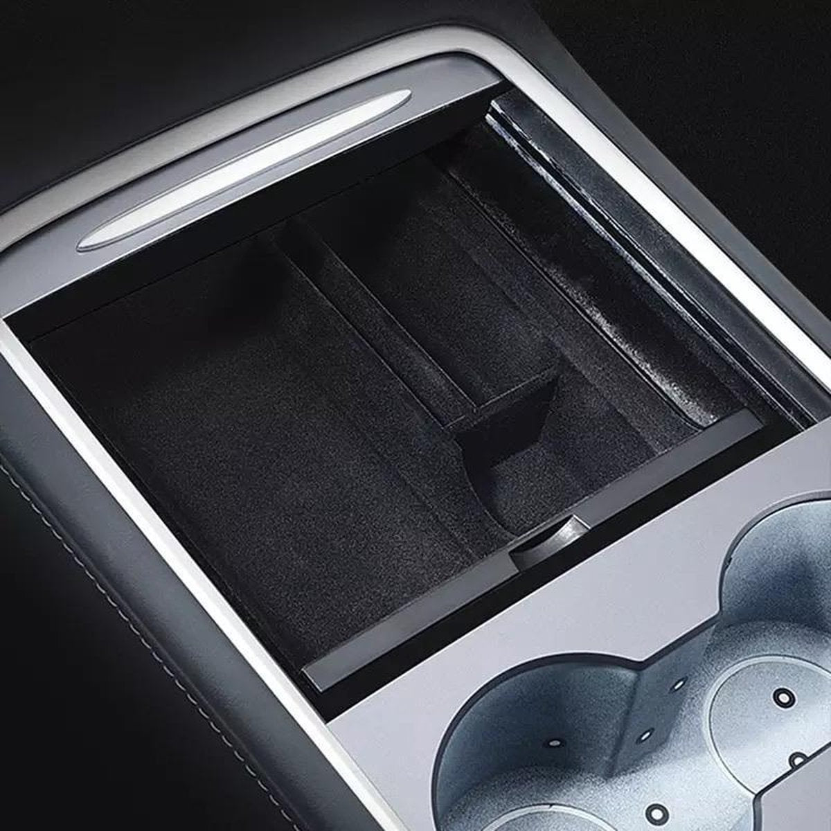 Tesla Model 3 en Y Facelift Middenconsole Organizer Auto Accessoires Opbergbak – Zonnebril Lade