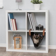 Trixie hangmat voor in kast vilt antraciet - 56x36 cm - 1 stuks