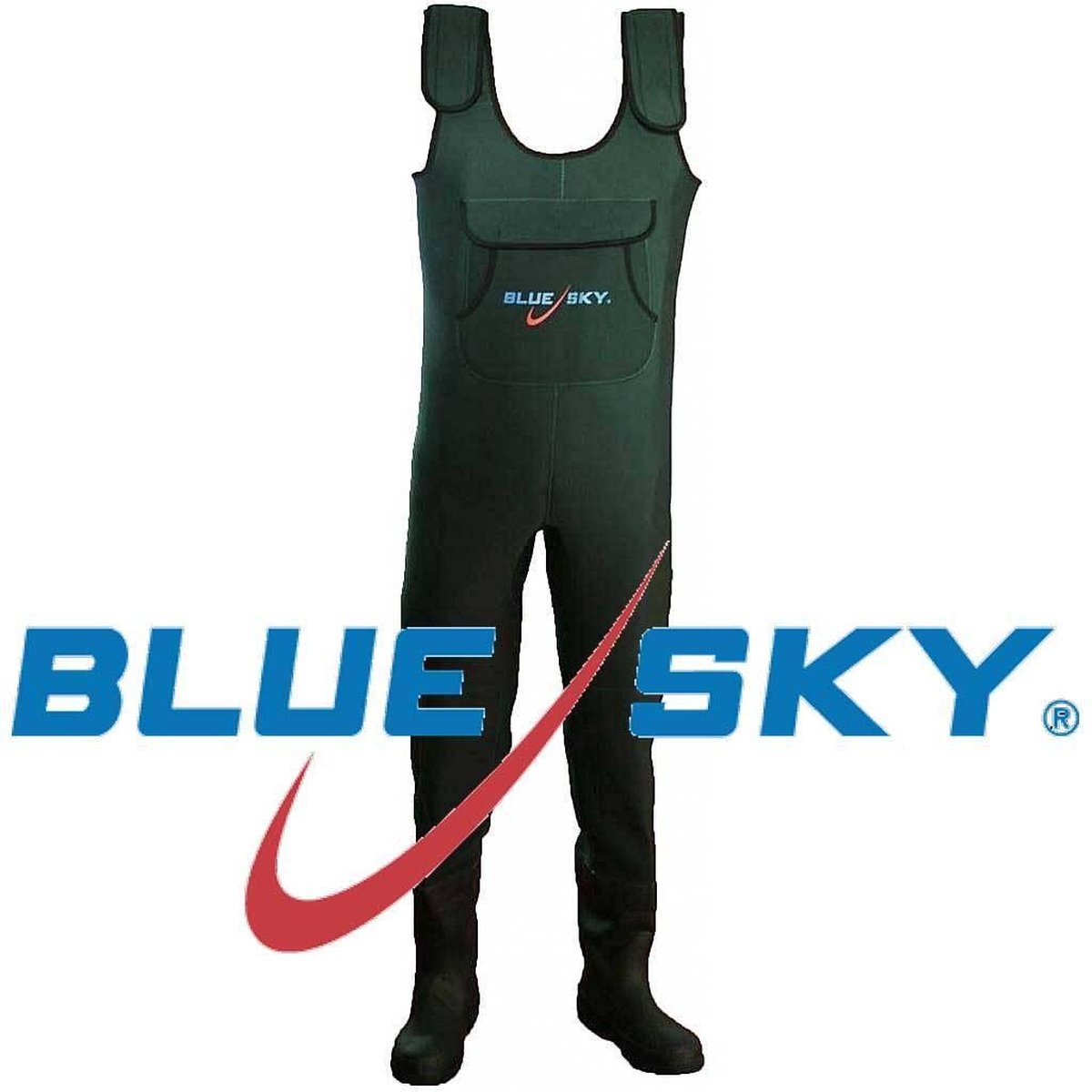 Blue Sky Neopreen 5mm Groen Waadpakken - Maat 40/41