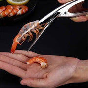 Garnalen peller - Garnaalpeller - Schaaldieren peller -Keukengerief -Dunschiller - Proper maken van garnalen - Gamba tang - Tang voor scampi