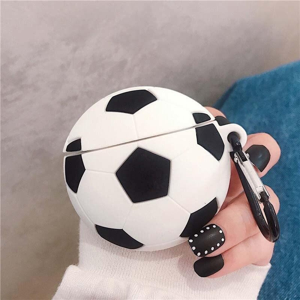 Airpods Hoesje | Airpods Case | Voetbal | Sport | Zacht Rubber | Cadeau | Cadeautjes