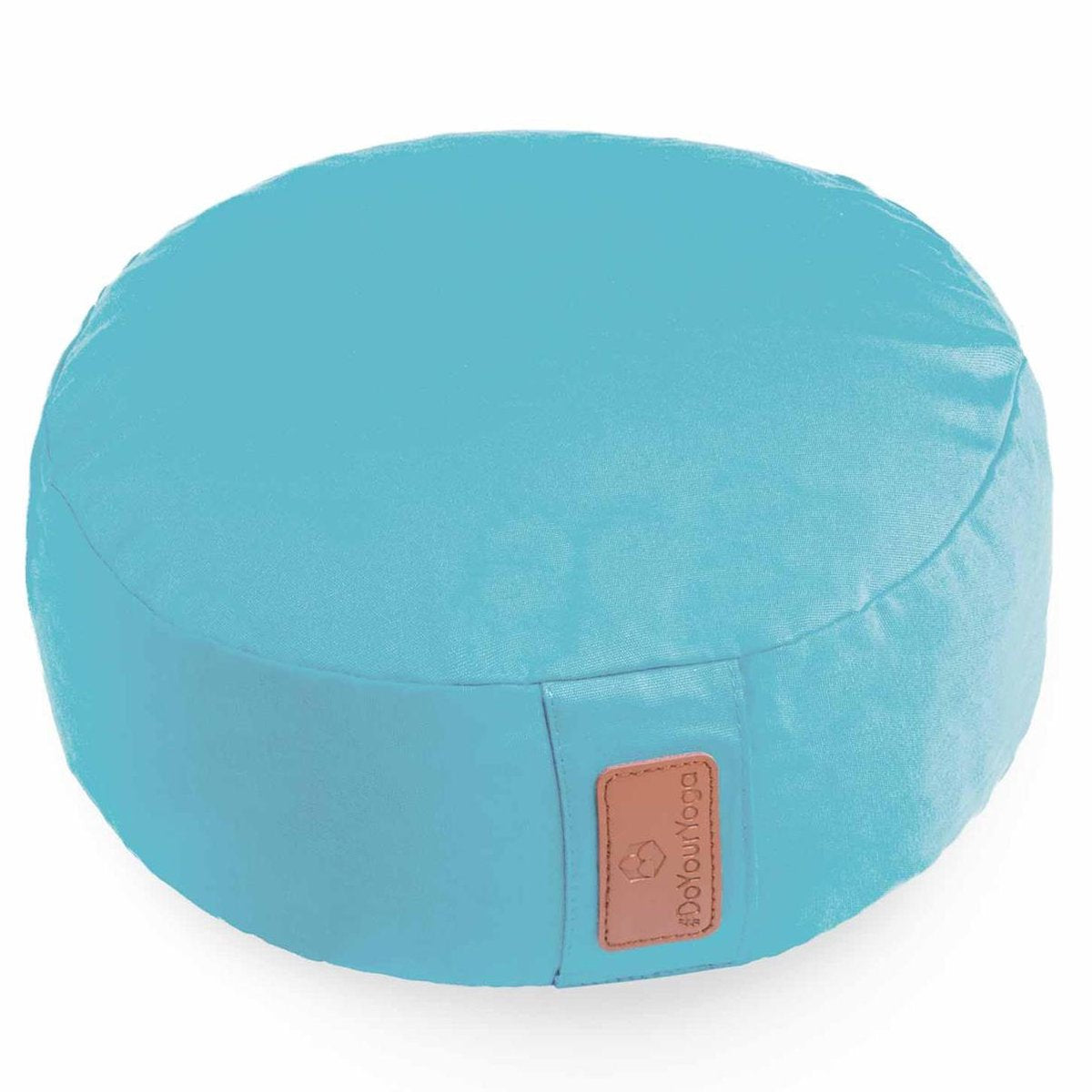 #DoYourYoga - Yoga kussen - »Vishnu« - rond meditatiekussen met bio-organische boekweit schalen vulling - H:15cm
