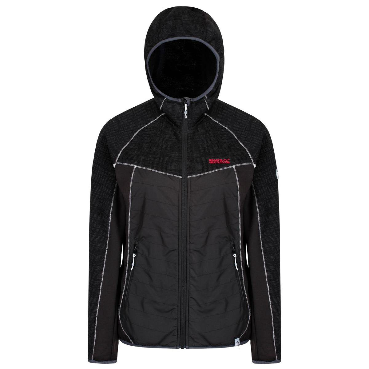 Regatta-Wmn Rocknell Hybr-Outdoortrui-Volwassenen-MAAT M-Zwart