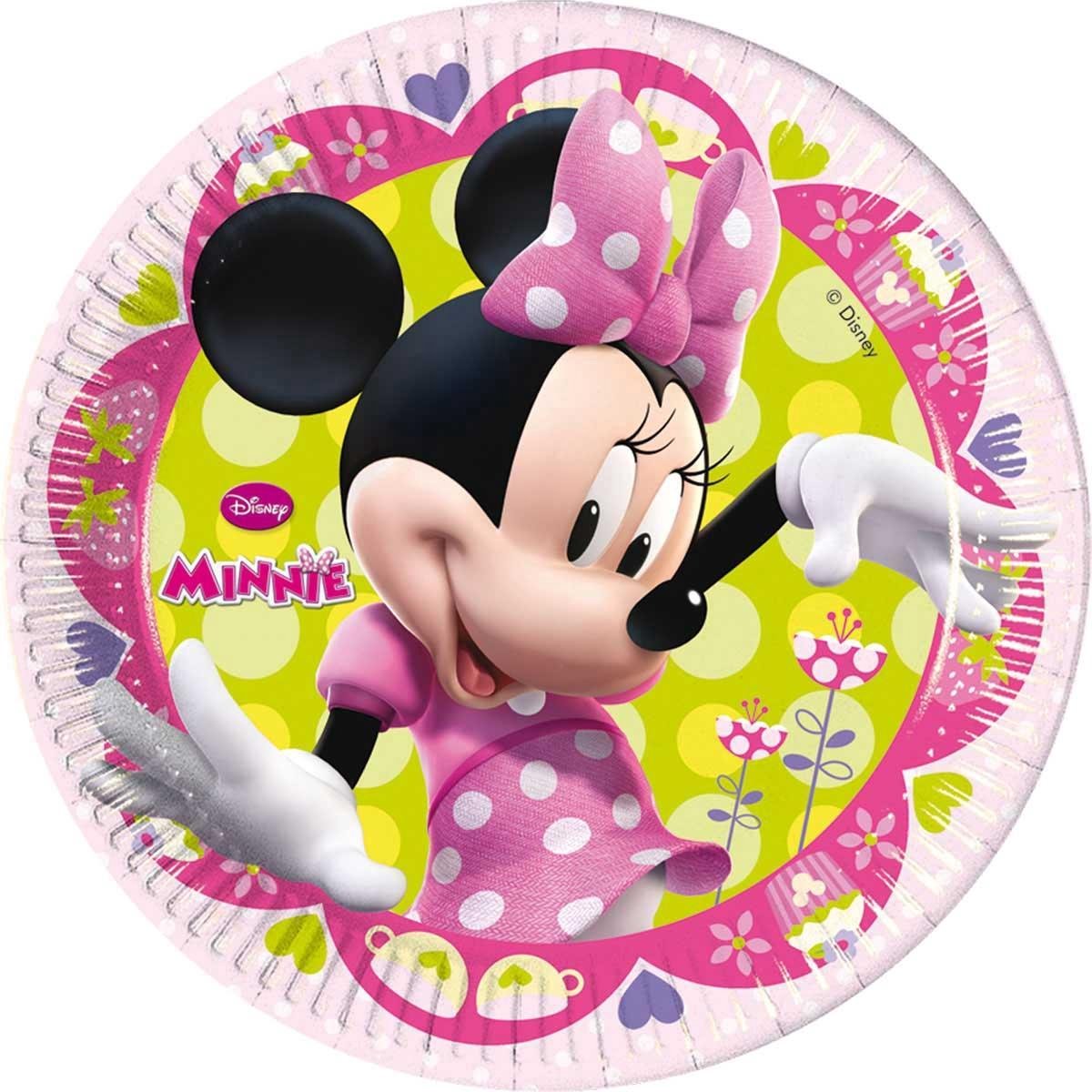 Minnie Mouse Bowtique - Feestborden 23cm/8st