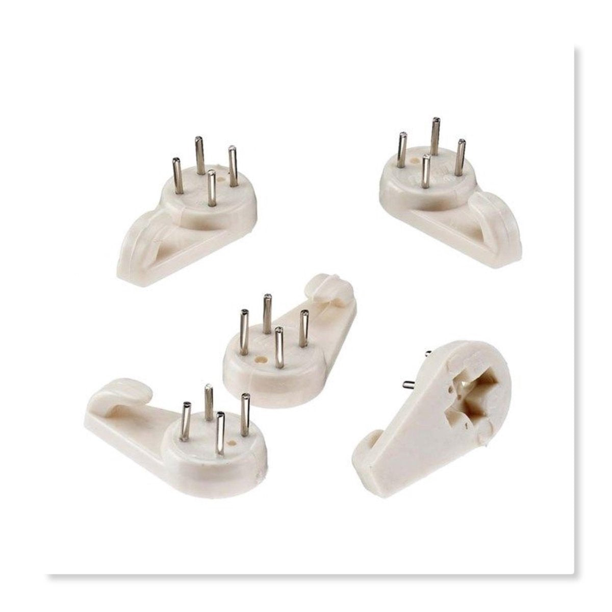 BETONHAKEN MIDDEL 30 MM   WIT 3 ST.