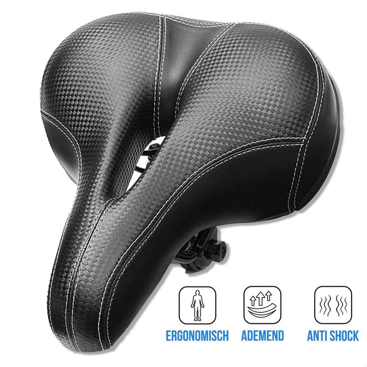 Strex Fietszadel - Unisex  -  Extra Comfortabel - Ventilerend