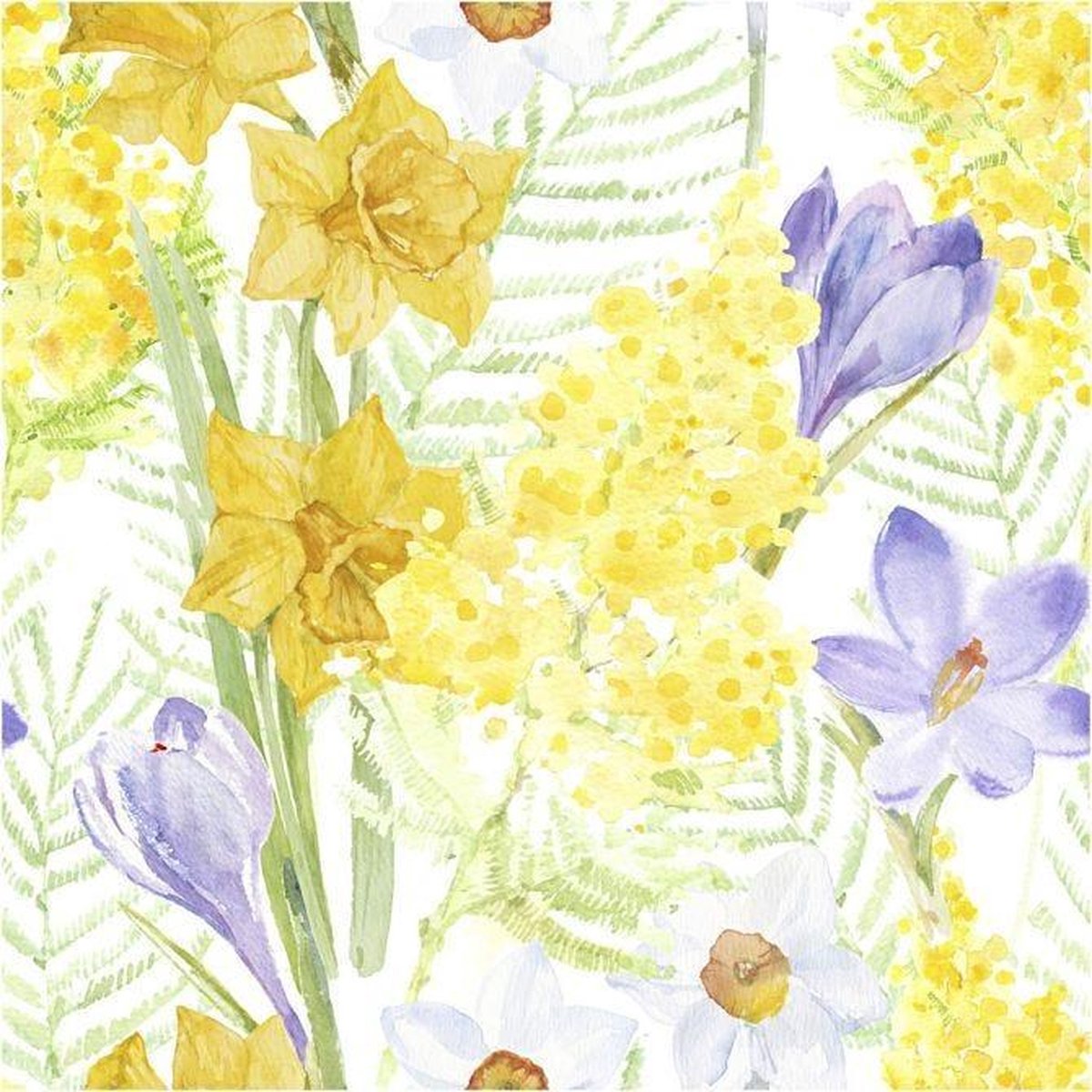 Table Napkins. Spring mantra. size 33x33 cm. 20 pc/ 1 pack