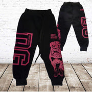 S&C Zwarte joggingbroek dog 6 - 110/116