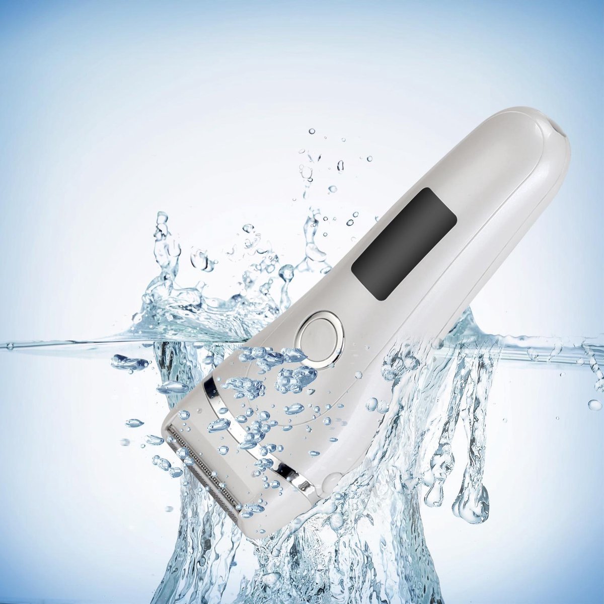 Lipa 588 Ladyshave Waterproof / Draadloos / Droog en nat / 1.5 uur gebruik zonder opladen / LED indicator batterijstatus / USB opladen / Gezicht