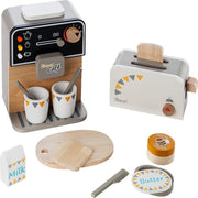 howa Houten Koffiezetapparaat en Broodrooster Speelgoed incl. 13-delige Accessoires 4887