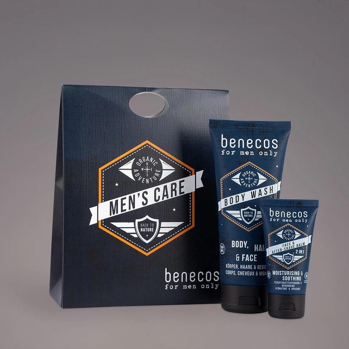 Benecos giftset showergel en aftershave