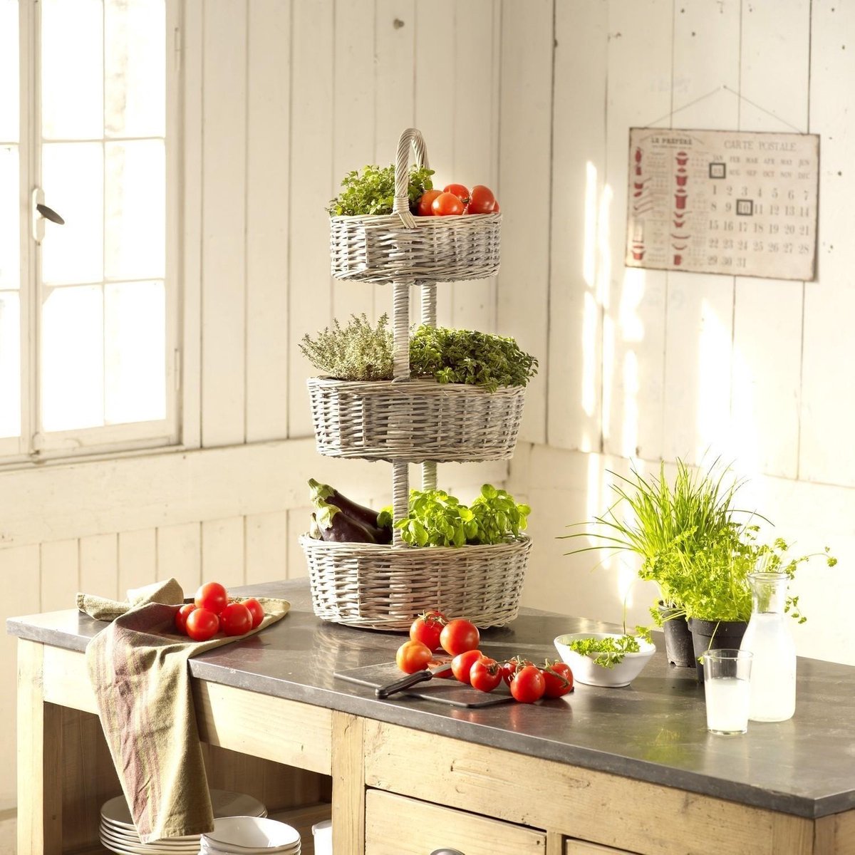 LOBERON Etagère Willow bruin