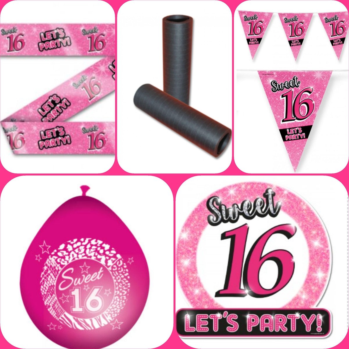 Sweet Sixteen Versierpakket XL 