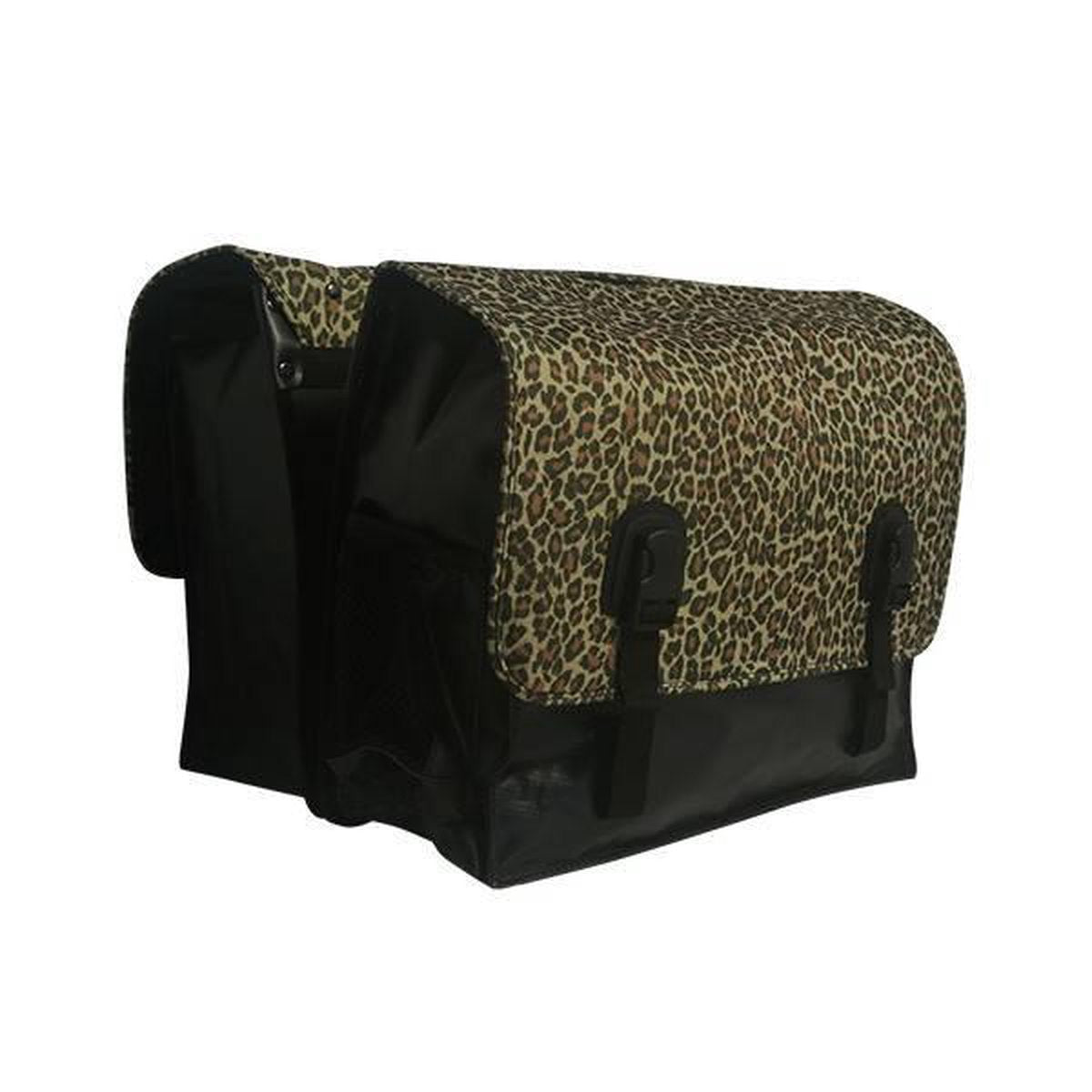 Beck Classic Panther - Dubbele Fietstas - 45 l - Zwart;Bruin