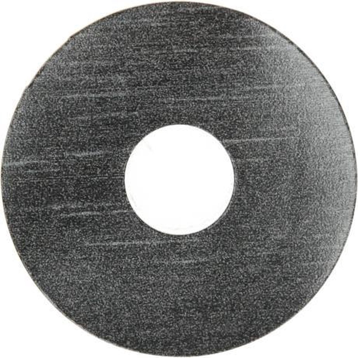 Zelfkl. rozet (17 mm) trendy zwart (10 st.)