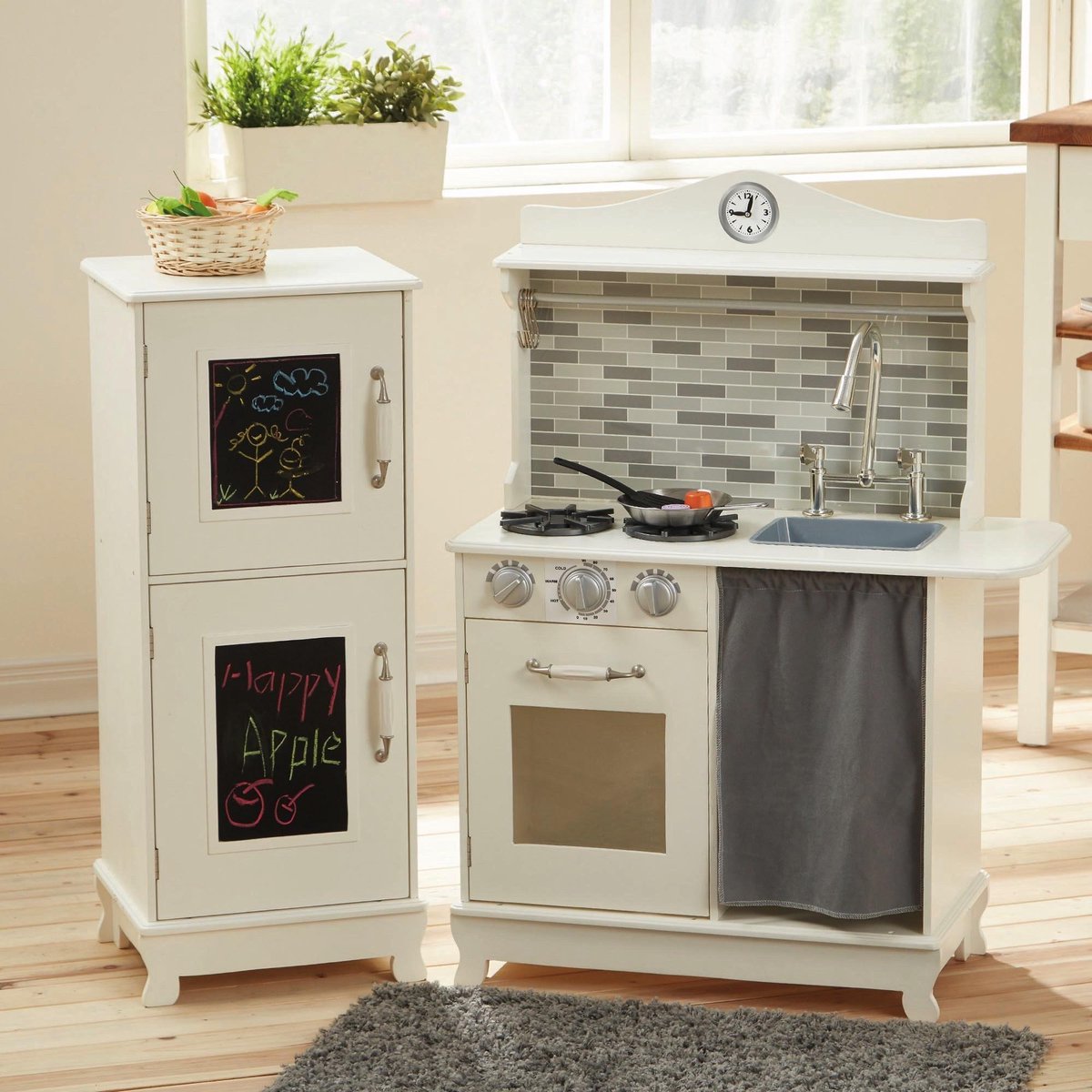 Grote witte houten speelgoedkeuken Teamson Kids TD-12273-A