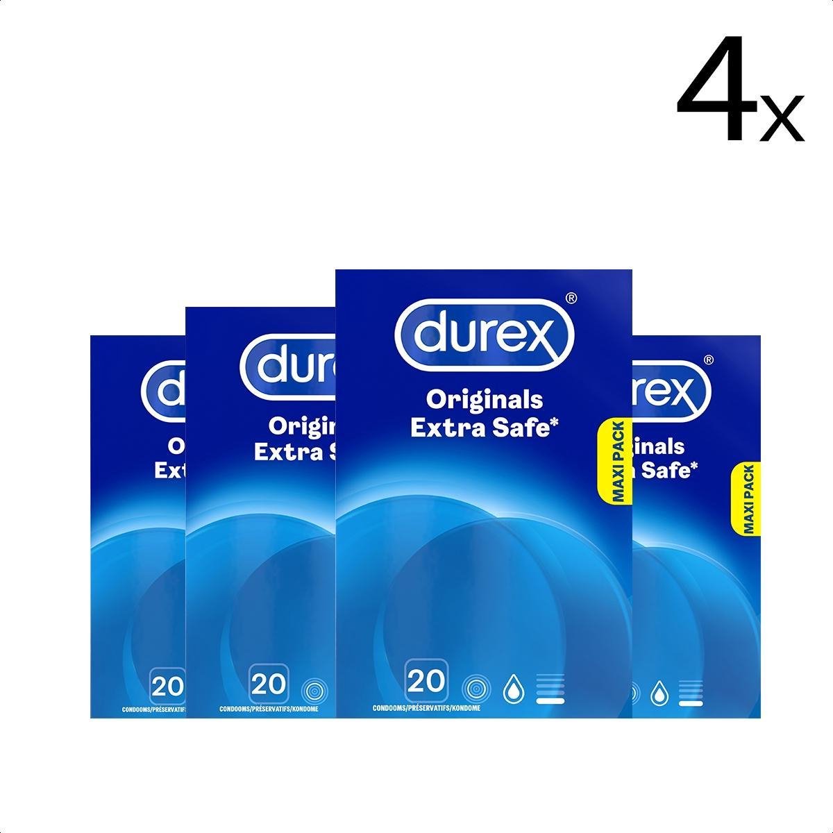 Durex Condooms Extra Safe - 4 x 20 stuks