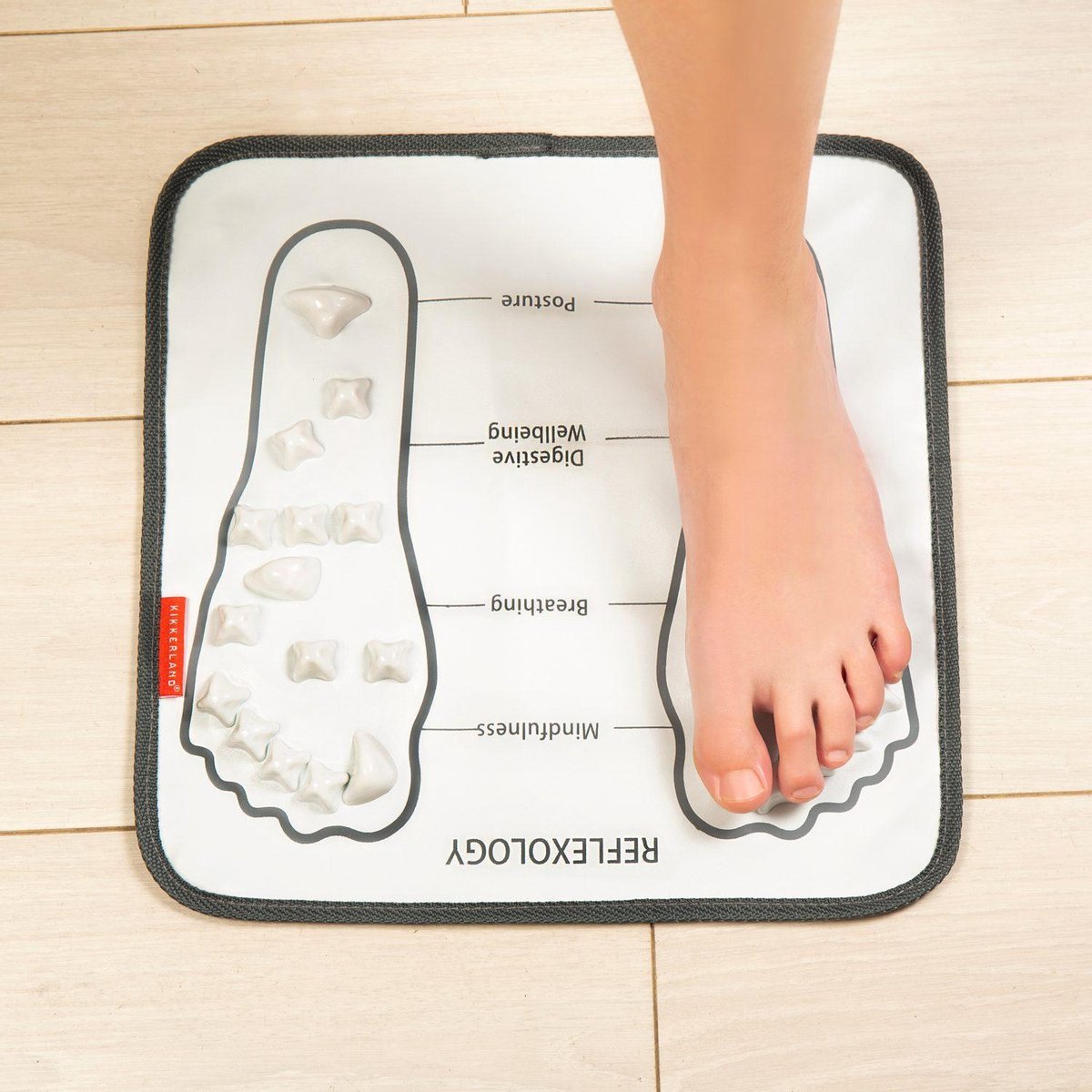 Kikkerland Voetmassage mat - Ontspanning - Mindfulness - Voor op de bank of op bed