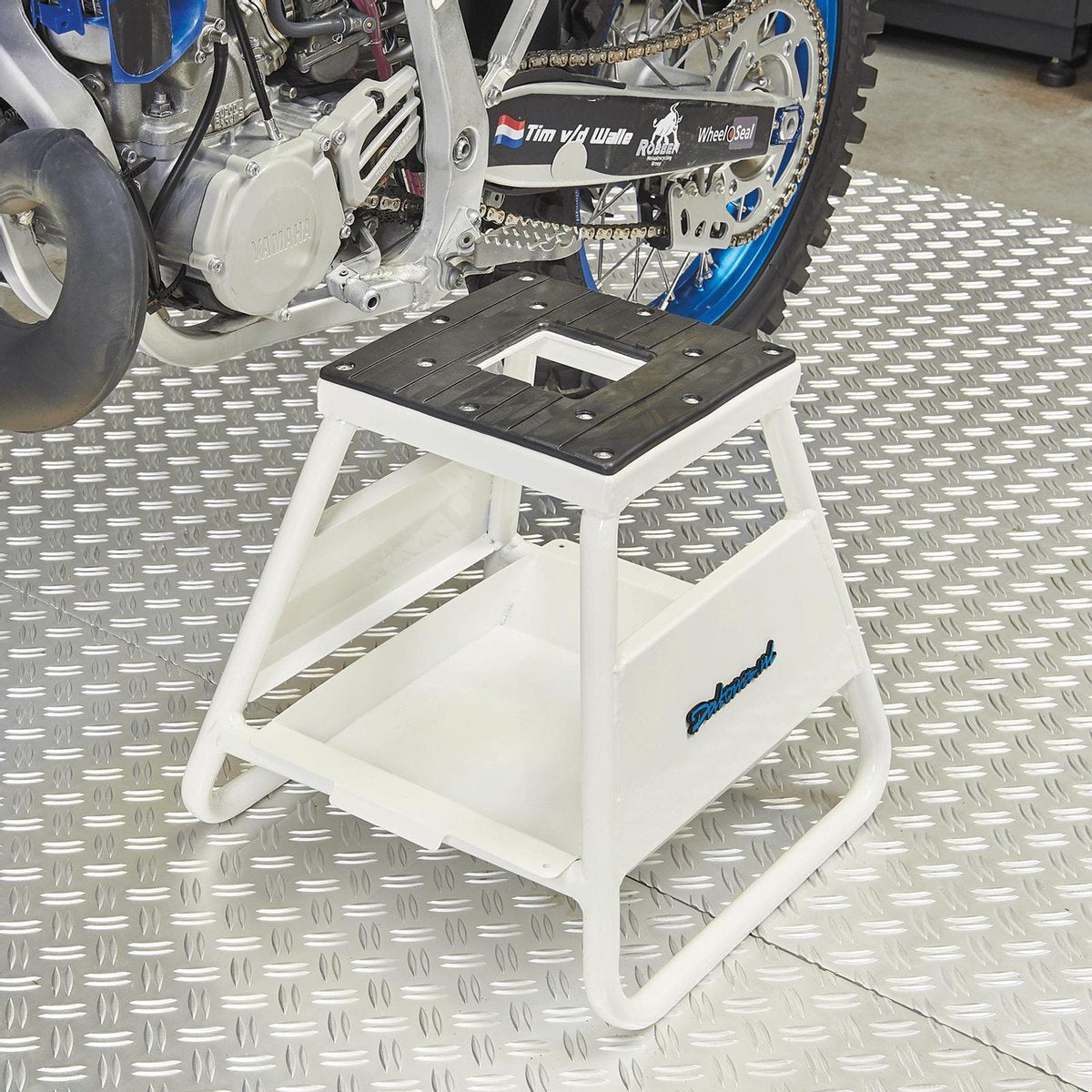 Datona® MX-stand voor Husqvarna motoren - Wit