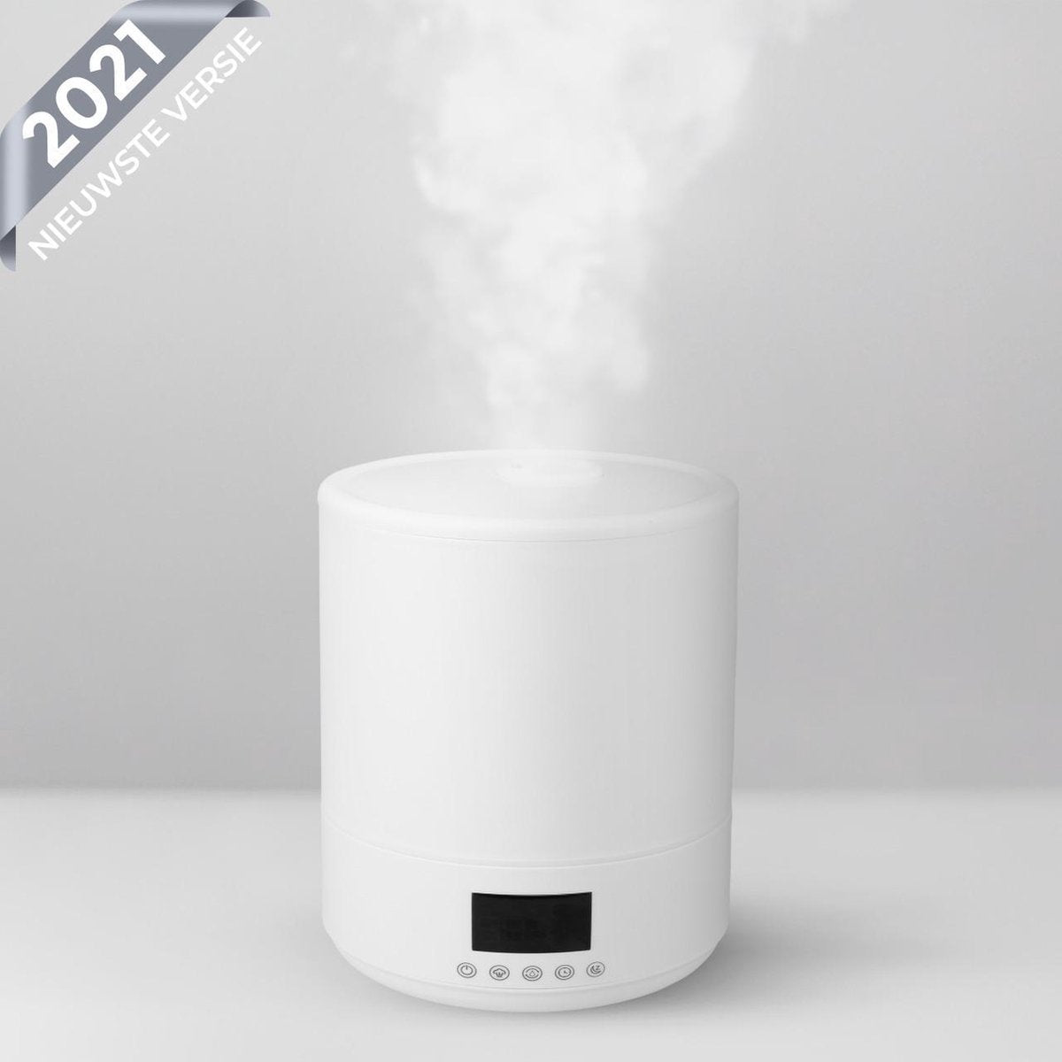 Nince Luchtbevochtiger Met Hygrometer & Aromatherapie 5 Liter - 2021 Model Nieuwste Design - Aromadiffuser