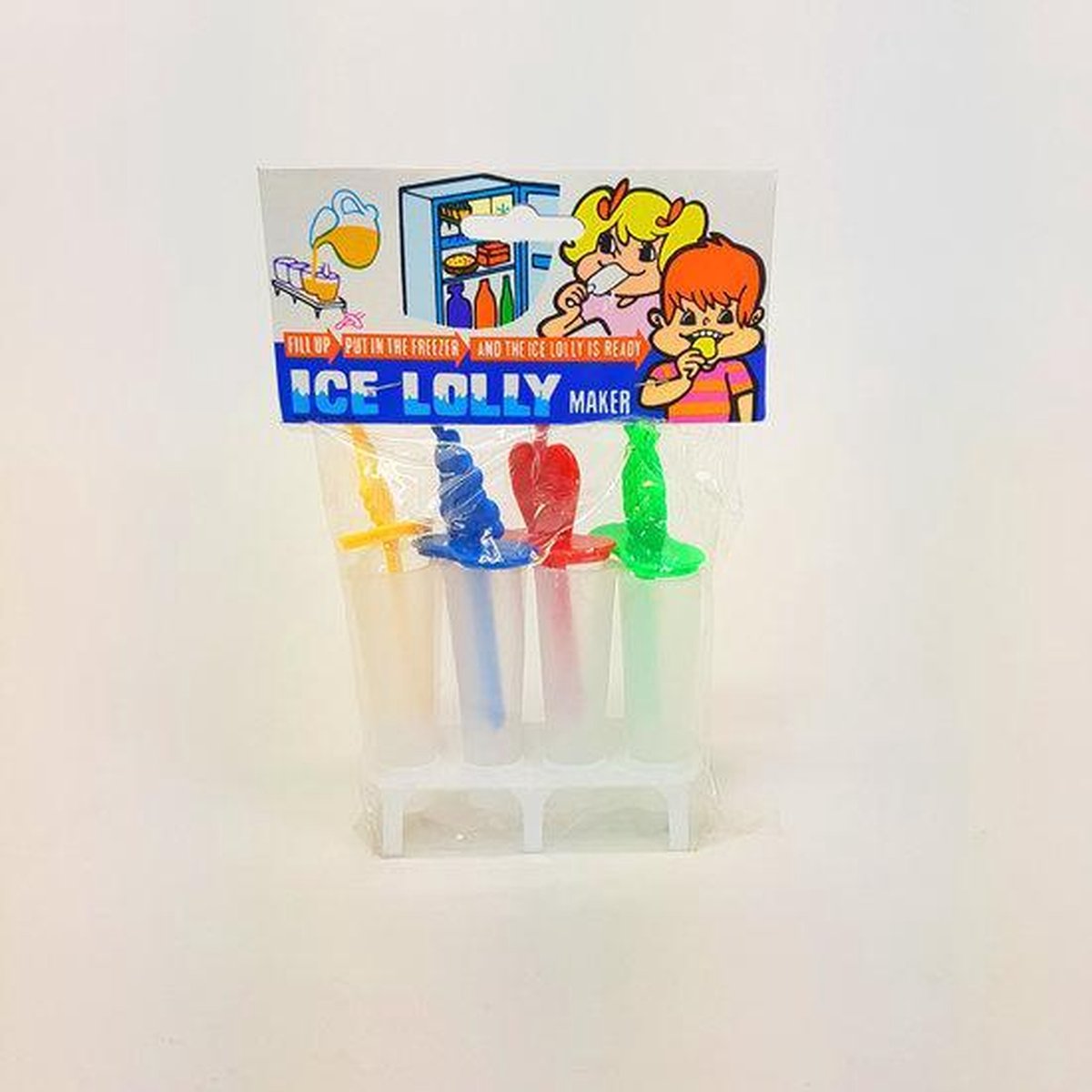 IJslolly maker-  mini IJsvormpjes voor ijslolly's -  IJsjeshouders (2 setjes)