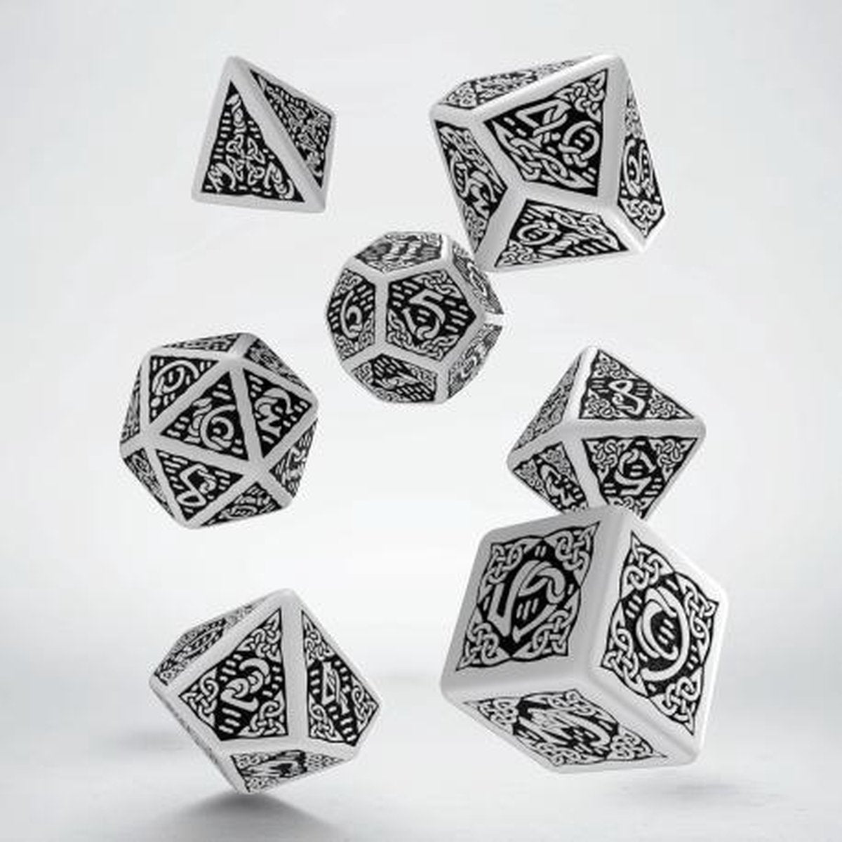 Polydice Set Q-Workshop Celtic White Black